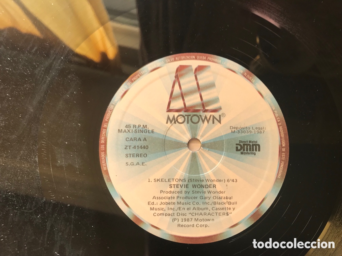 Discos de vinilo: Skeletons. Stevie Wonder - Foto 3