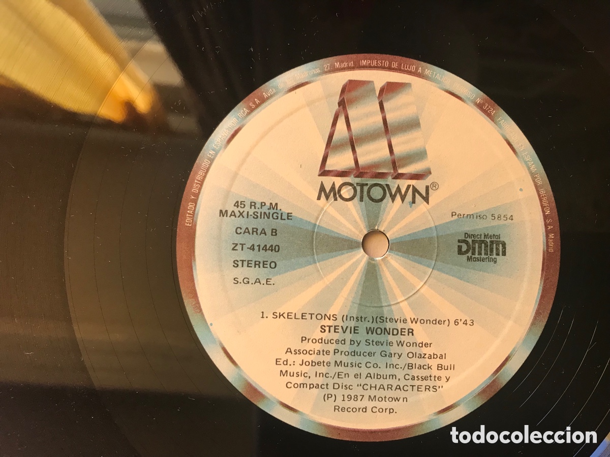 Discos de vinilo: Skeletons. Stevie Wonder - Foto 4