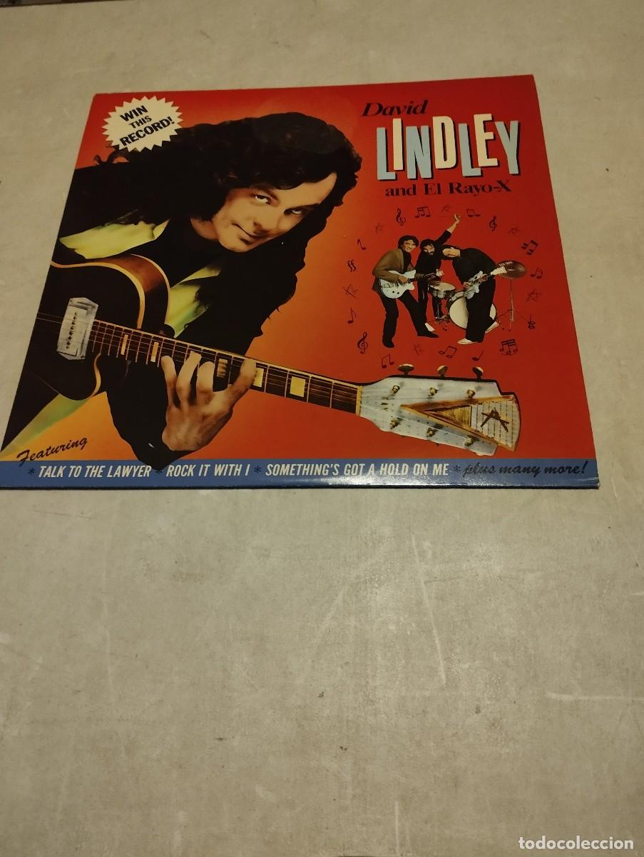 Discos de vinilo: David Lindley LP Win This Record Esp.1982 - Foto 1