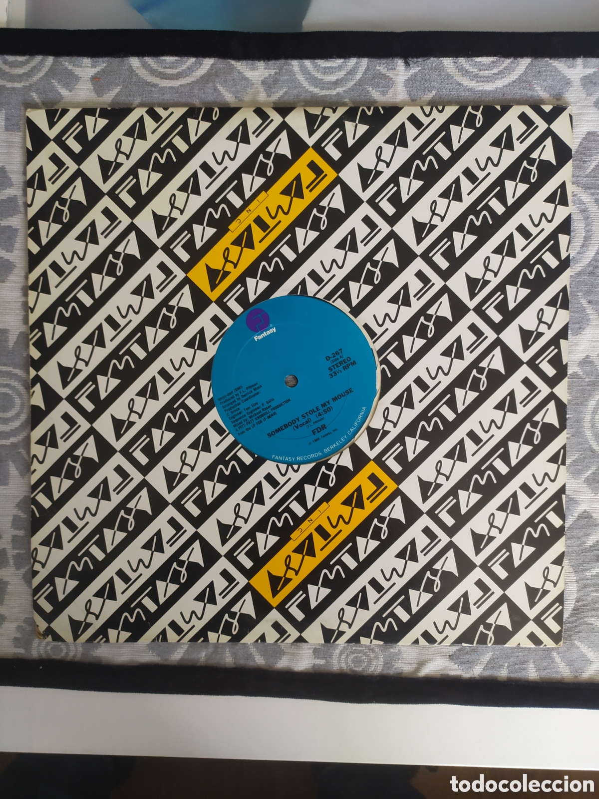 Discos de vinilo: Maxi single FDR. Somebody stole my mouse - Foto 2