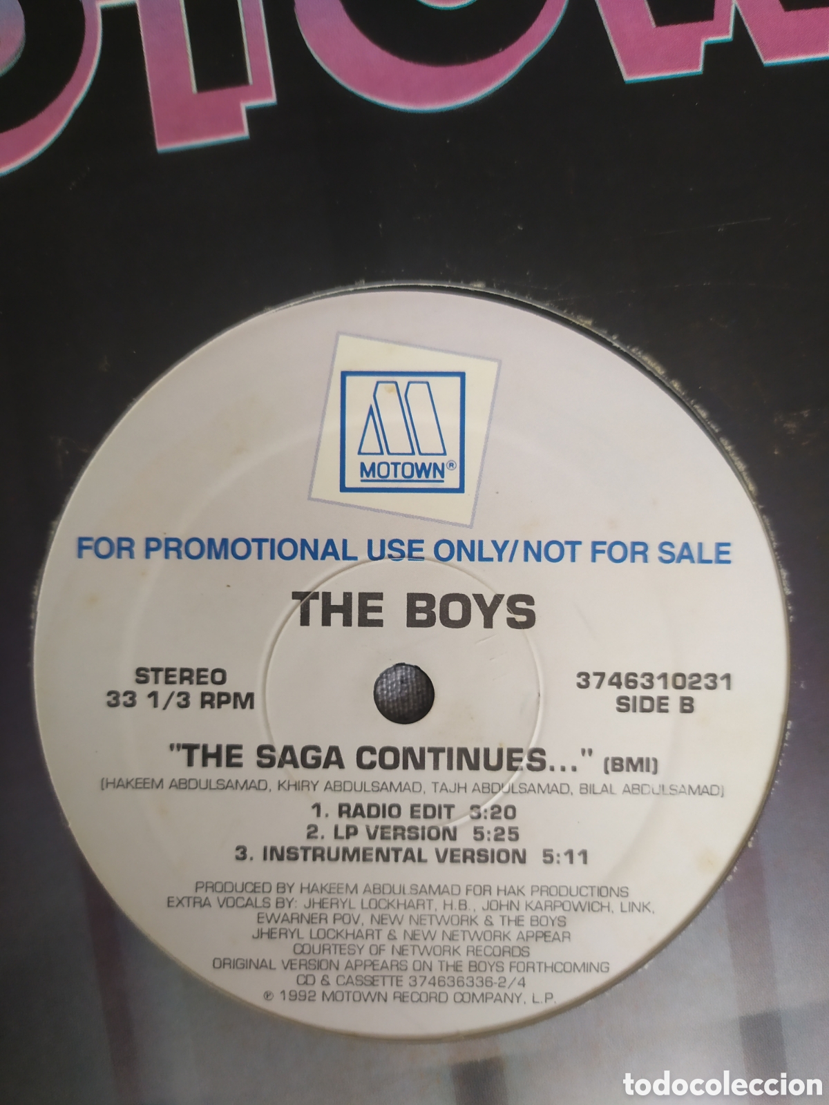 Discos de vinilo: Maxi single The Boys.&nbsp;The Saga Continues - Foto 3