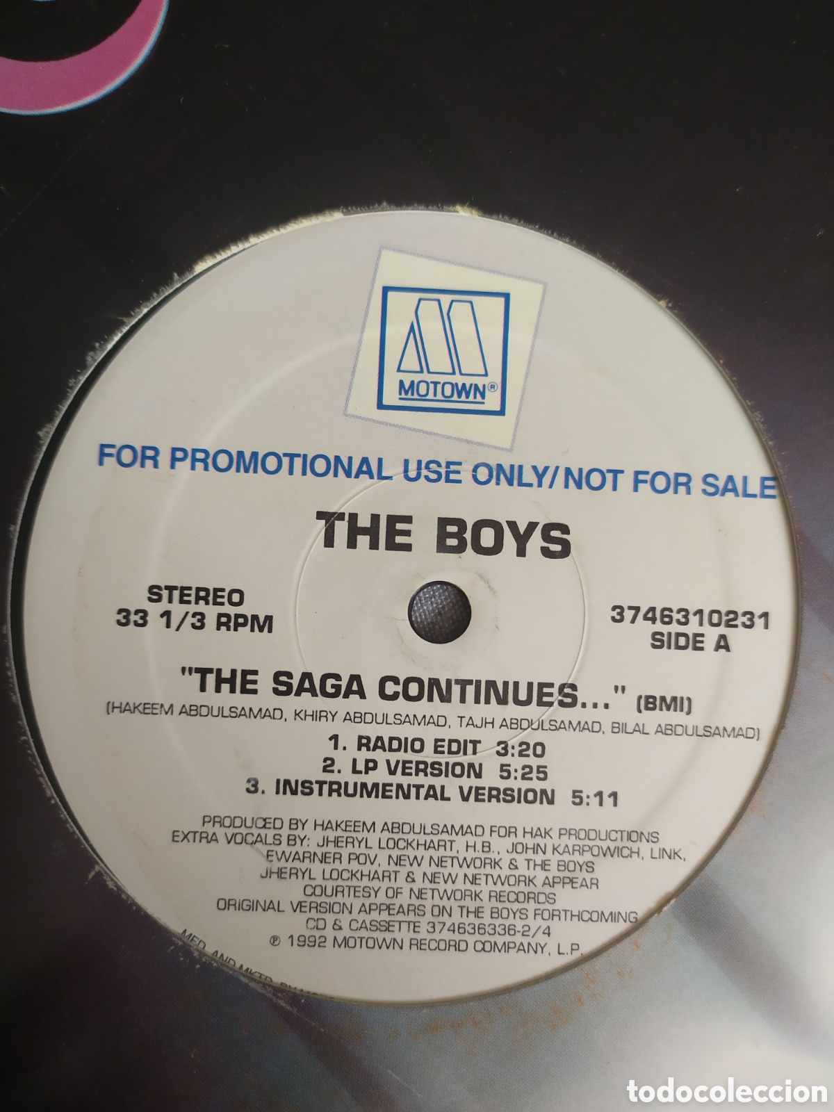 Discos de vinilo: Maxi single The Boys.&nbsp;The Saga Continues - Foto 4