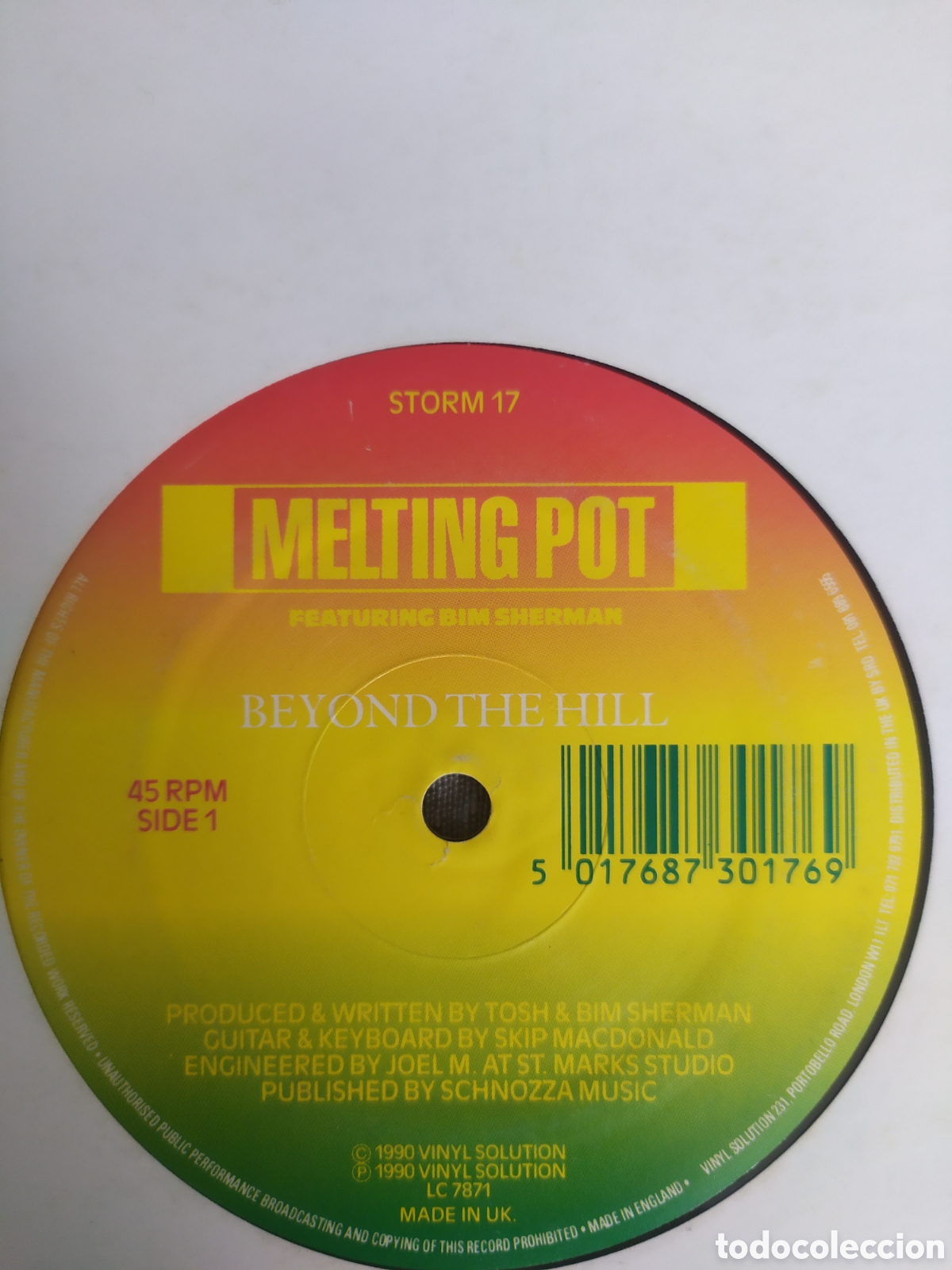 Discos de vinilo: Maxi single Melting Pot. Beyond The Hill - Foto 2