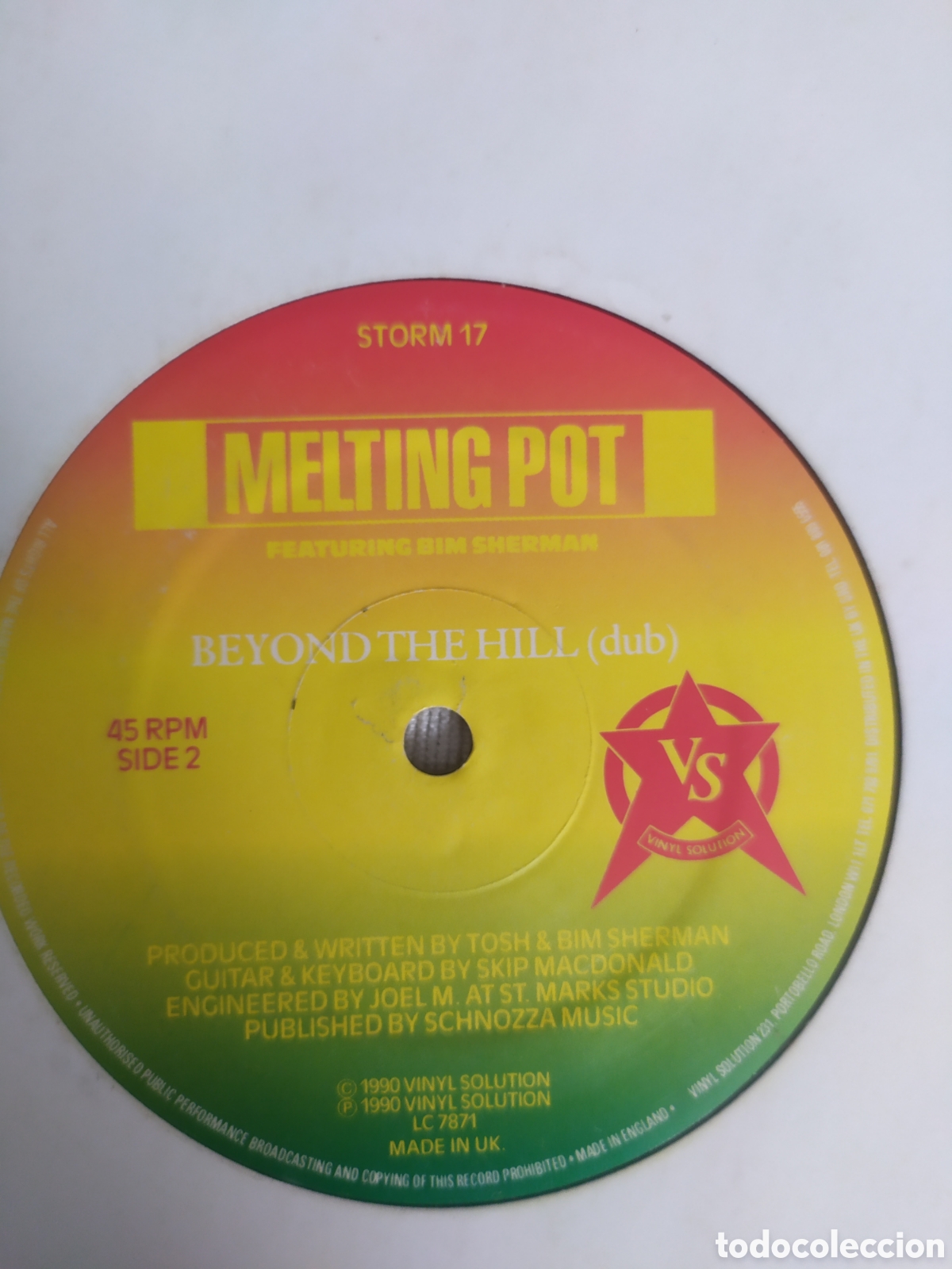 Discos de vinilo: Maxi single Melting Pot. Beyond The Hill - Foto 3