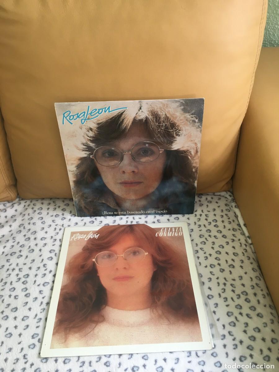 Discos de vinilo: Rosa Leon x2 albums lote pack - Foto 1