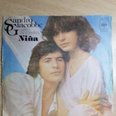 Discos de vinilo: SINGLE 7” SANDRO GIACOBBE ”EN ESPAÑOL ” 1977 NIÑA
