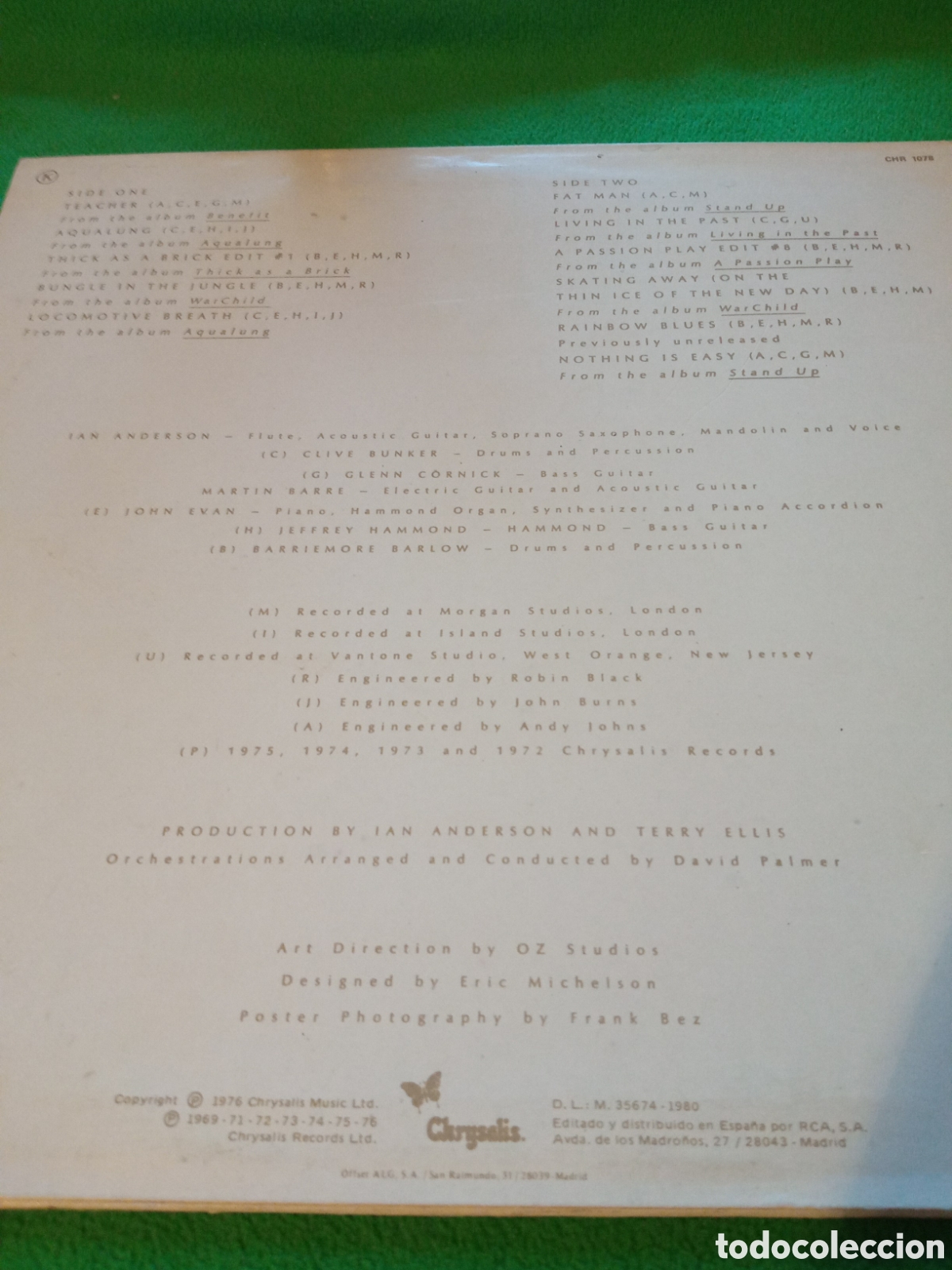 Discos de vinilo: Jethro Tull - M. U. The best - Foto 2