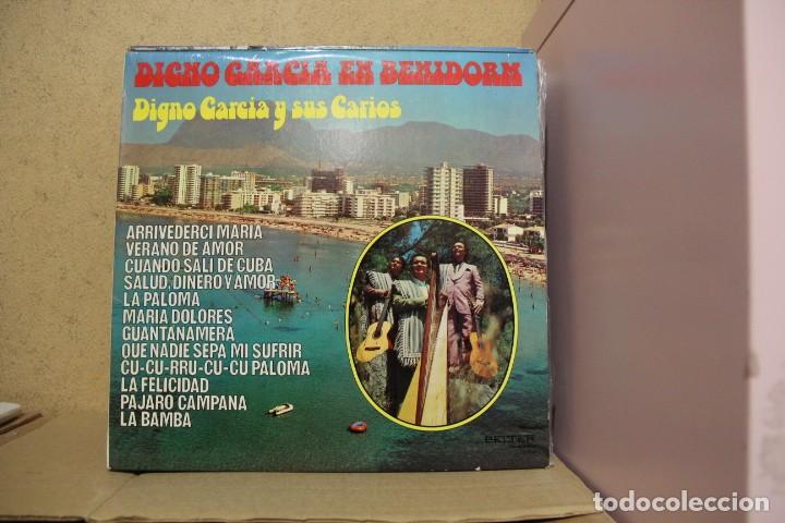 Disques de vinyle: Digno Garcia Y Sus Carios - Digno Garcia En Benidorm - Belter 22.838 - 1974
