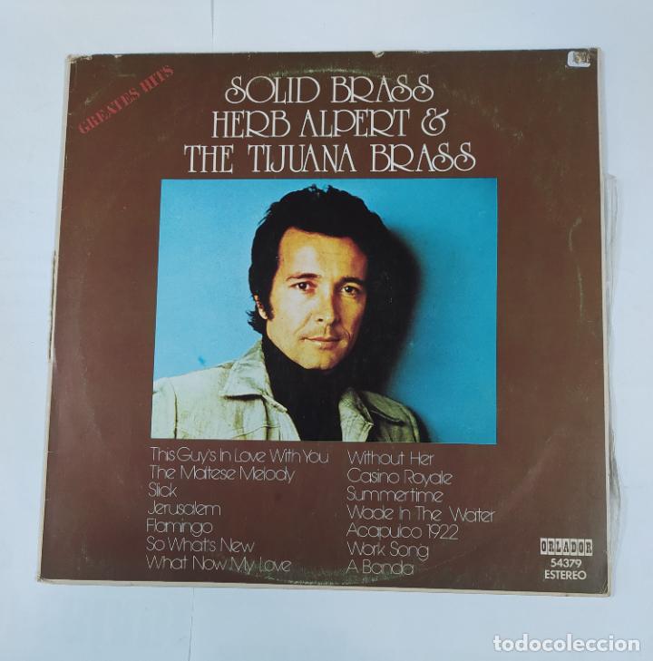 Discos de vinilo: SOLID BRASS HERB ALPERT & THE TIJUANA BRASS. LP. TDKLP5 - Foto 1