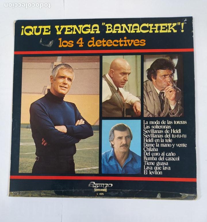 Discos de vinil: &iexcl;QUE VENGA BANACHEK! LOS 4 DETECTIVES. LP. TDKLP19