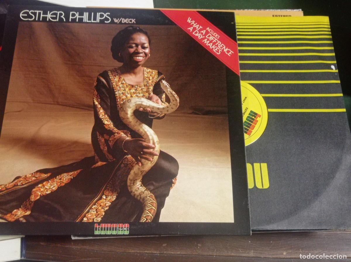 Discos de vinilo: Disco lp PHILLIPS, ESTHER Esther Phillips With Beck - Foto 1