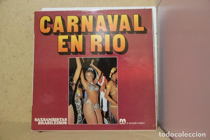 Disques de vinyle: Saxsambistas Brasileiros - Carnaval En Rio - Mercurio D-20/0133 - 1982