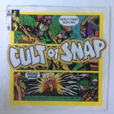 Discos de vinilo: SNAP! ‎– CULT OF SNAP (WORLD POWER RADIO MIX) / BLASÉ BLASÉ , GERMANY 1990 LOGIC RECORDS
