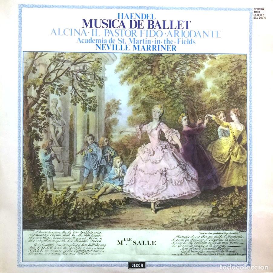 Discos de vinilo: Haendel, musica de ballet. Disco de vinilo - Foto 1