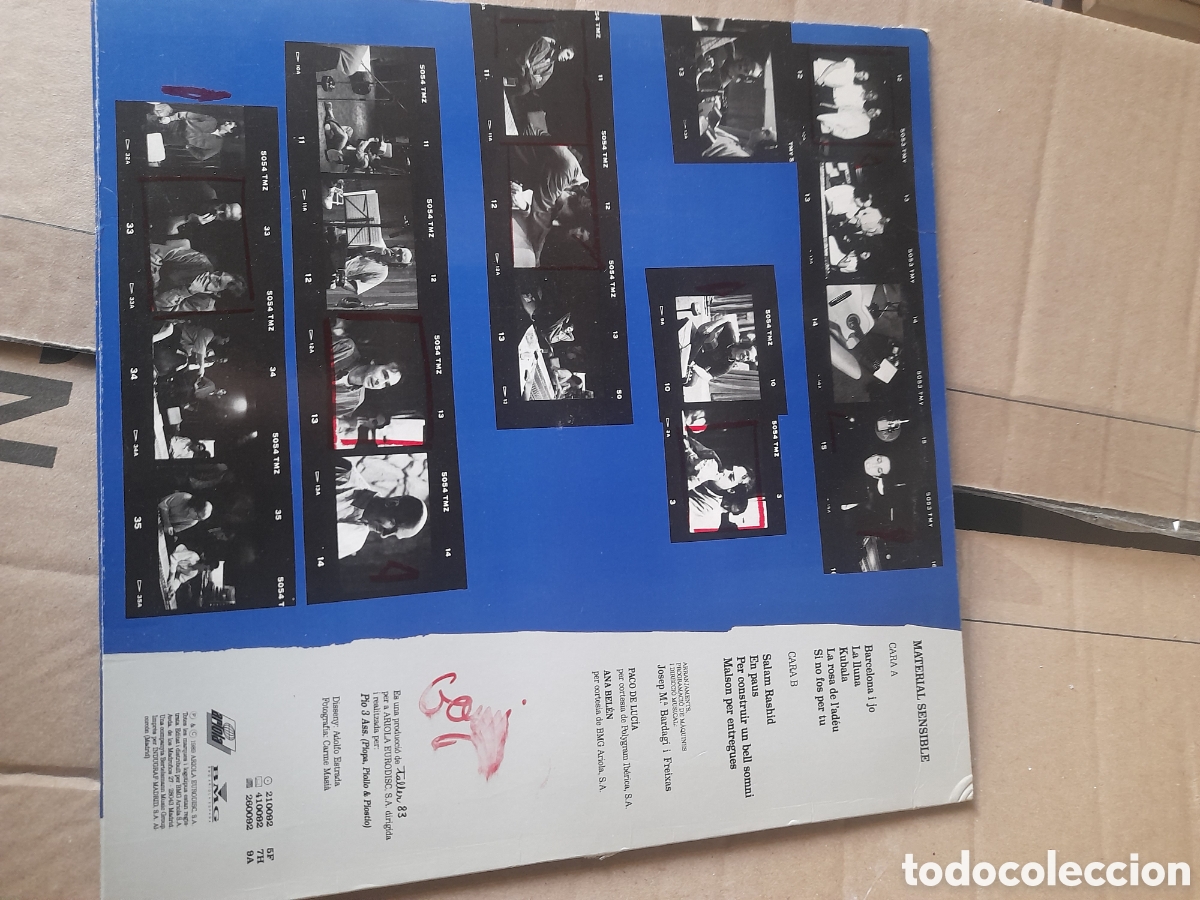 Discos de vinilo: Vinilo de Serrat, Material sensible - Foto 2