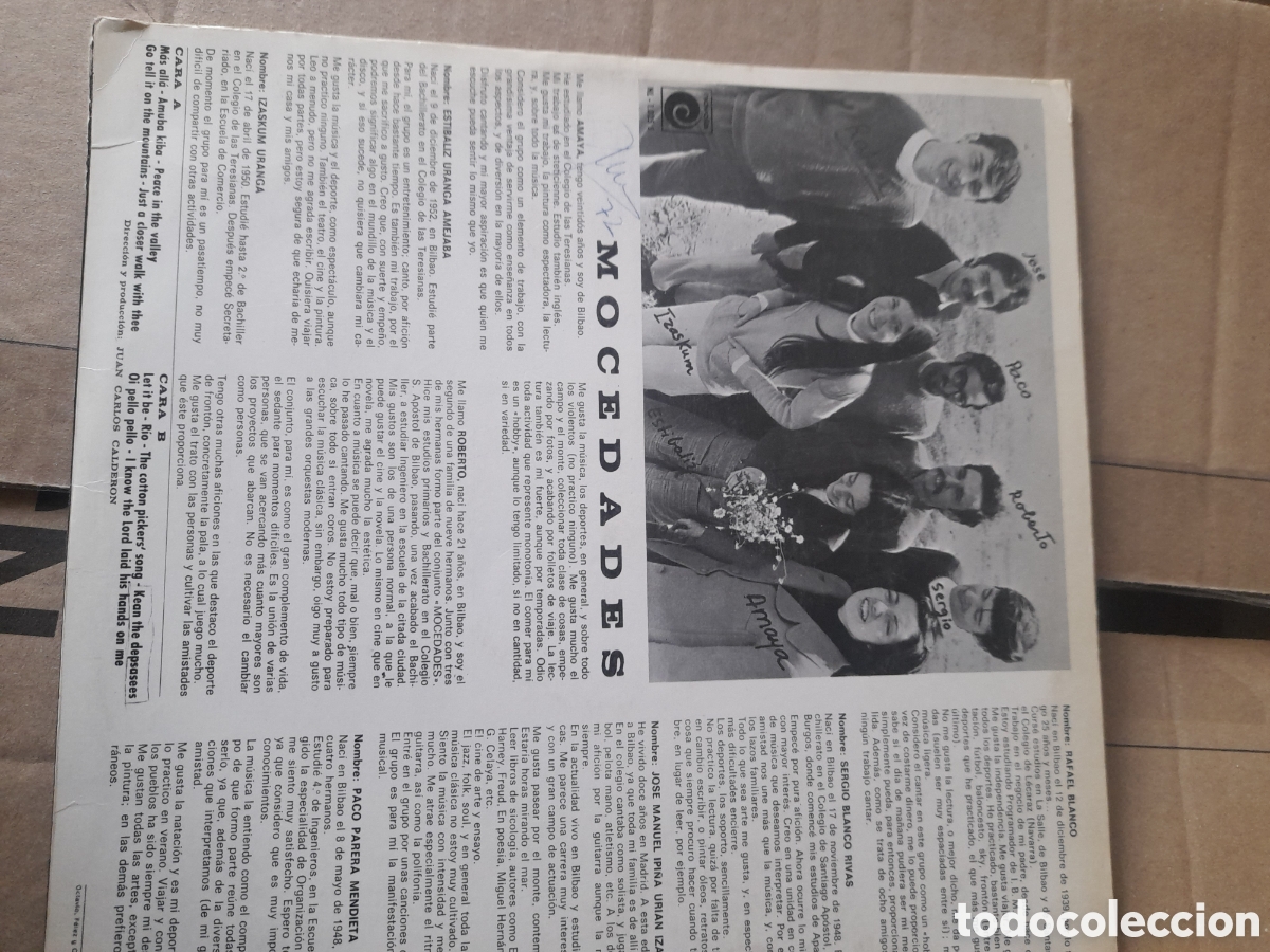 Discos de vinilo: Vinilo, Mocedades, Mas all&aacute; - Foto 2