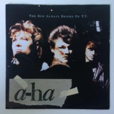 Discos de vinilo: A-HA ‎– THE SUN ALWAYS SHINES ON T.V. / DRIFTWOOD , GERMANY 1985 WARNER BROS RECORDS