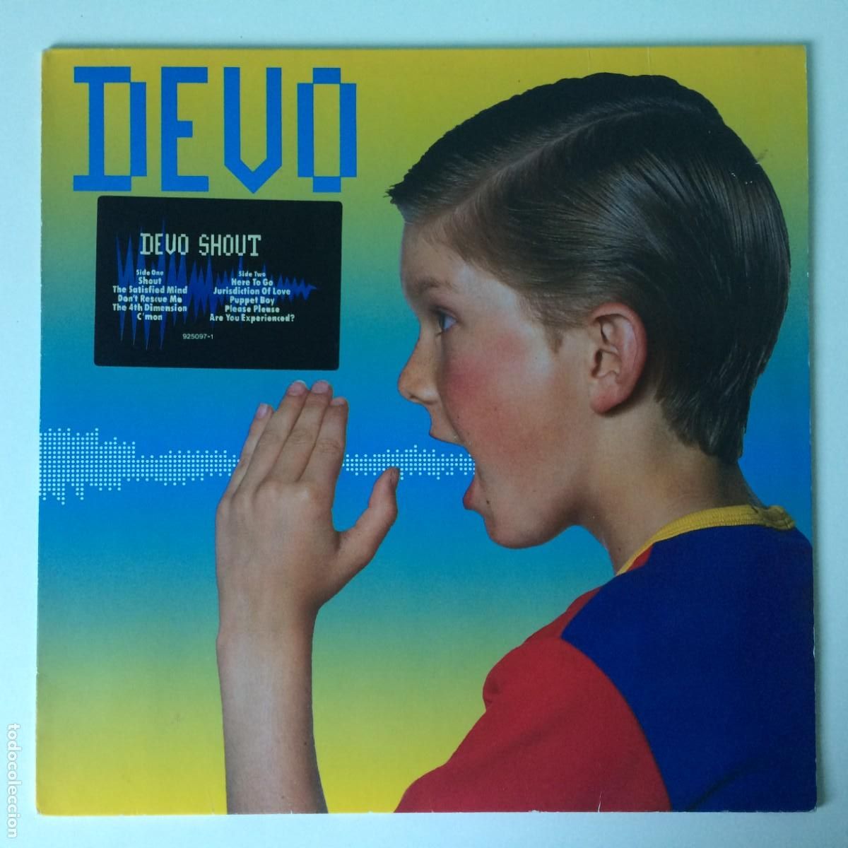 Discos de vinilo: Devo &lrm;&ndash; Shout , Germany 1984 Warner Bros Records* - Foto 1