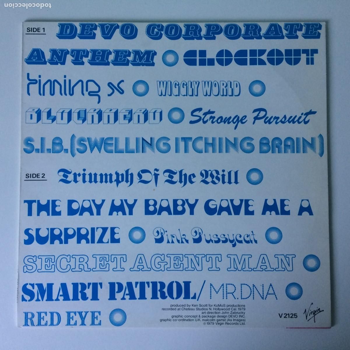 Discos de vinilo: Devo &lrm;&ndash; Duty Now For The Future , UK 1979 Virgin* - Foto 1