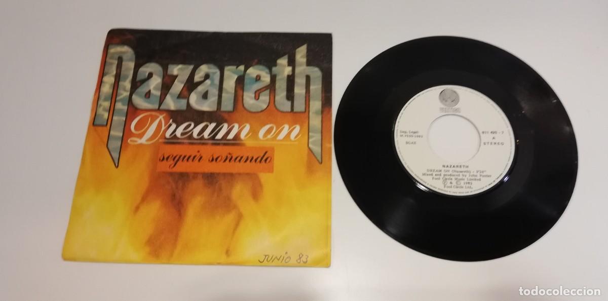Discos de vinilo: S3- Nazareth - Dream On - Seguir So&ntilde;ando (7&rdquo;, Single)- PORT VG DISC NM