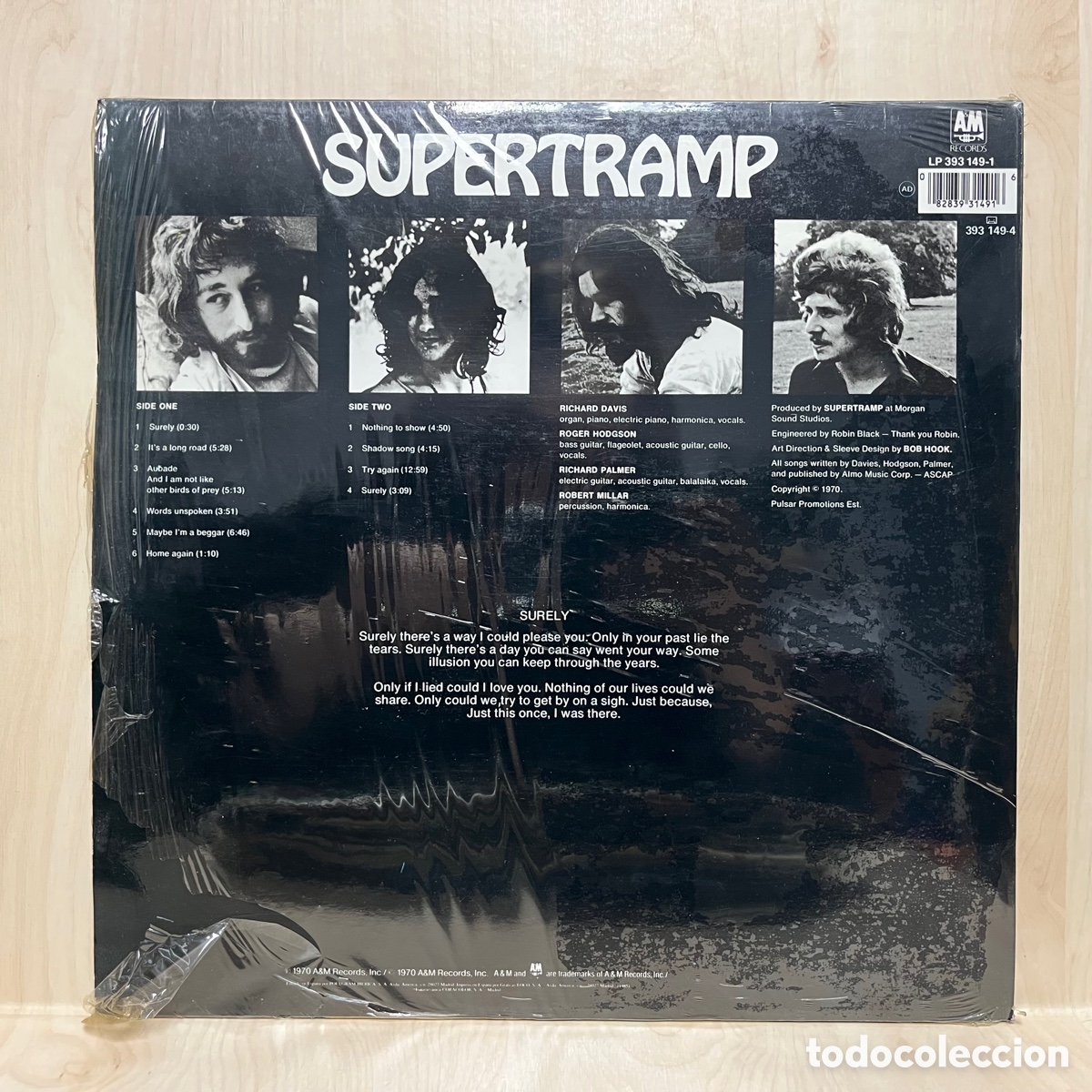 lp. supertramp. supertramp. primer lp. 393 149 - Compra venta en  todocoleccion