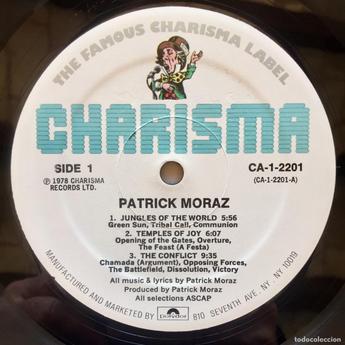 Discos de vinilo: PATRICK MORAZ (YES) : PATRICK MORAZ [CHARISMA - USA 1978] LP - Foto 4