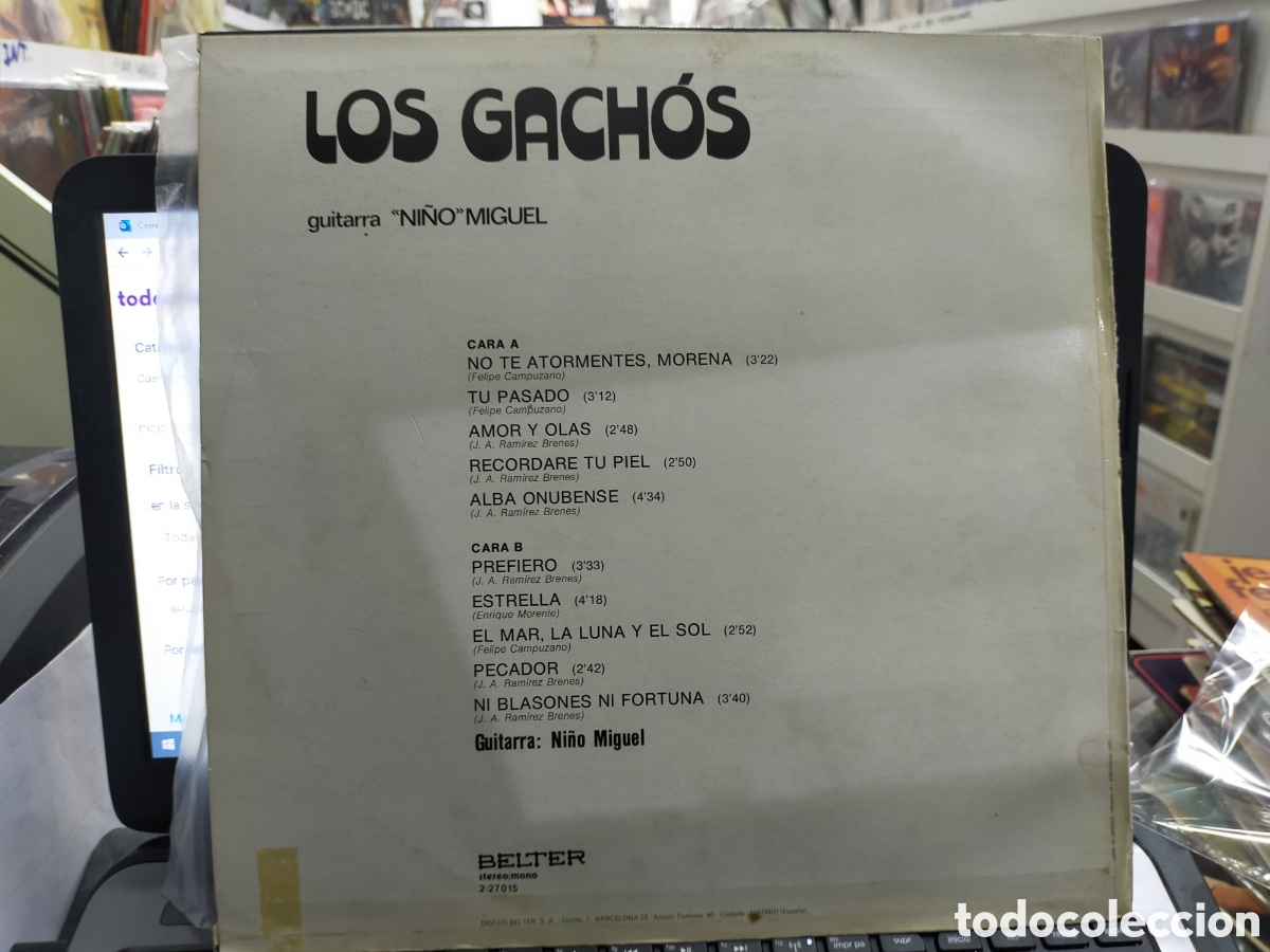 Discos de vinilo: Los gachos LP 1978 - Foto 2