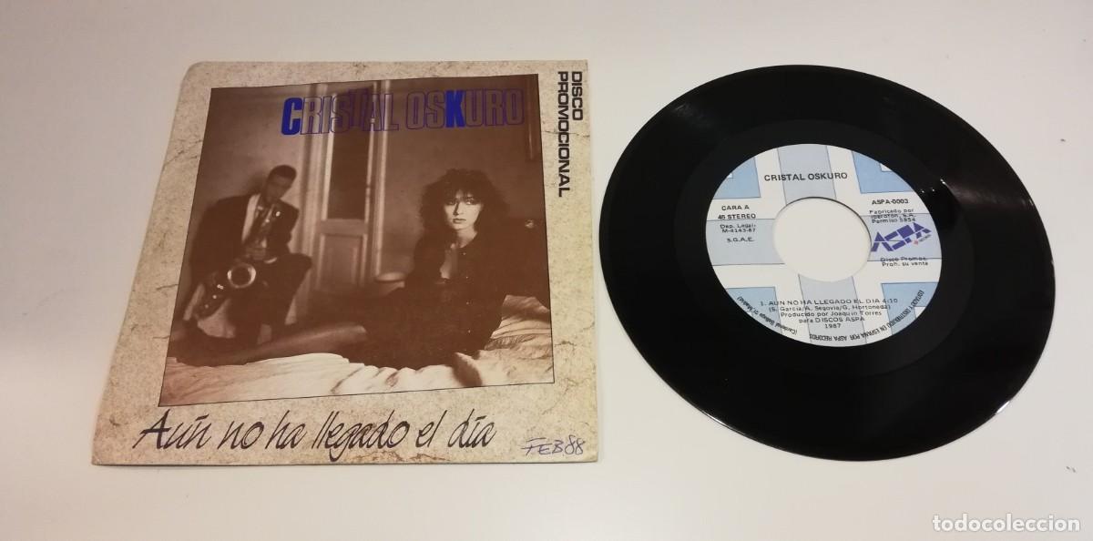 Discos de vinilo: S3- Cristal Oskuro - A&uacute;n No Ha Llegado El D&iacute;a (7&rdquo;, S/Sided, Promo)- PORT VG DISC G+