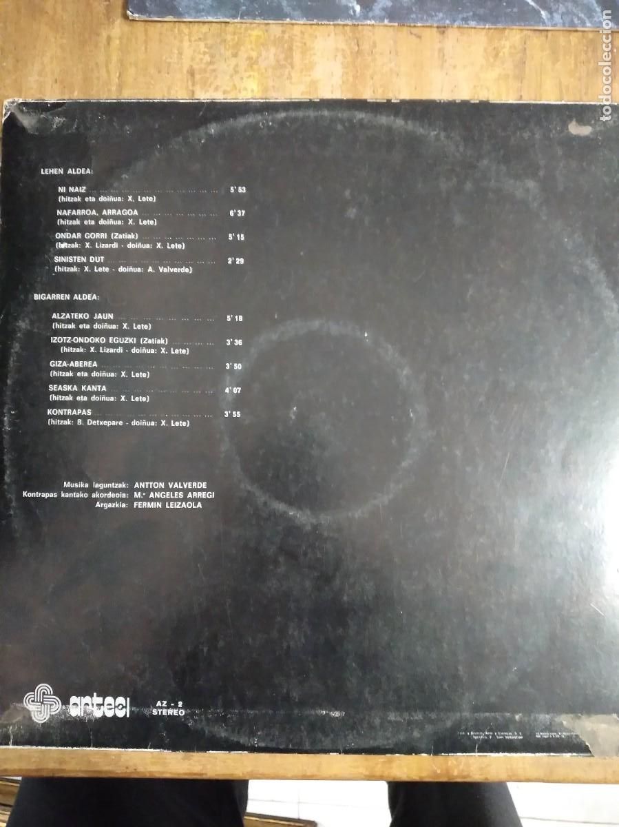 Discos de vinilo: Xabier Lete-Lp Vinilo- - Foto 2