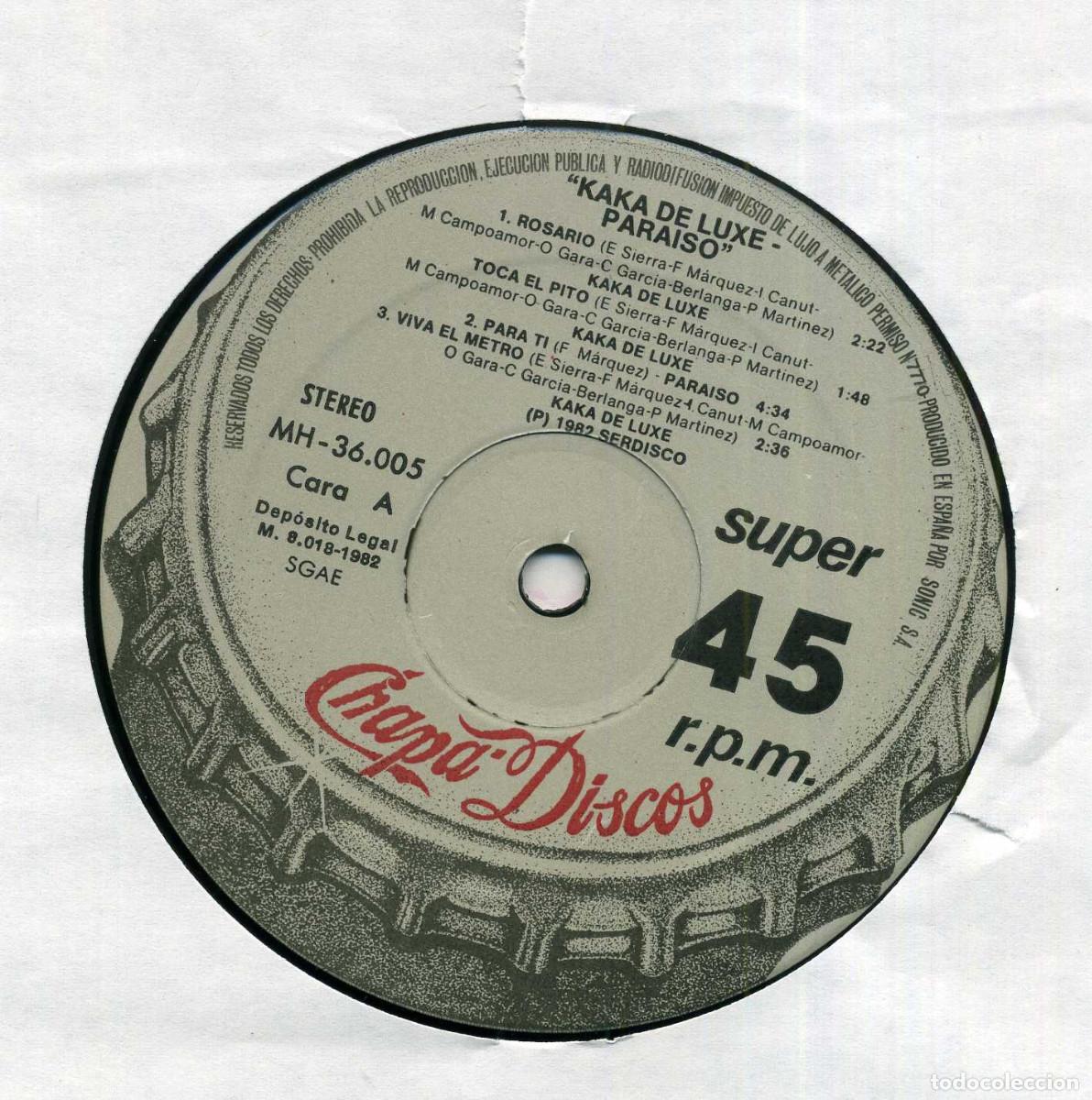 Discos de vinilo: KAKA DE LUXE - LP EDITADO EN 1982 ORIGINAL - Foto 1