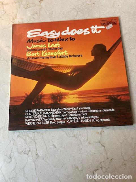 Discos de vinilo: EASY DOES IT LP - CONTOUR - CON JAMES LAST Y OTROS - Foto 1