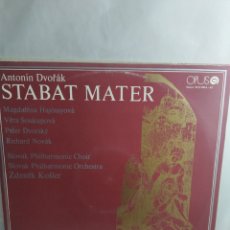 Discos de vinilo: DOBLE LP ANTONIN DVORAK. STABAT MATER. ZDENEK KOSLER