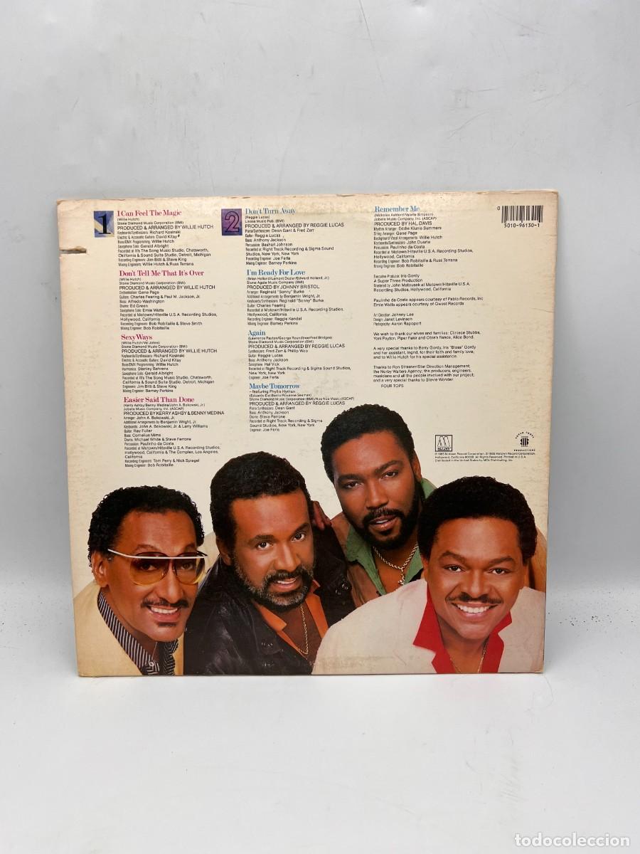 Discos de vinilo: LP. FOUR TOPS - MAGIC. MOTOWN. 1985 - Foto 4