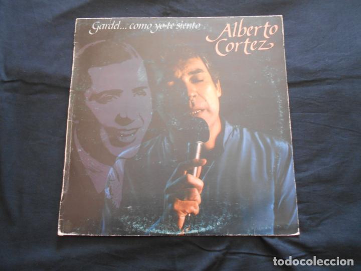 Discos de vinilo: ALBERTO CORTEZ // GARDEL ... COMO YO TE SIENTO - Foto 1