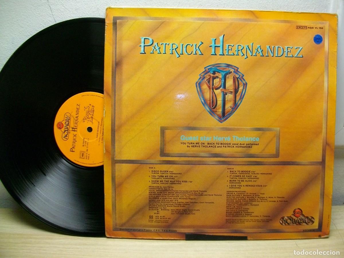 Discos de vinilo: Patrick Hernandez &ndash; Born To Be Alive LP - Foto 2
