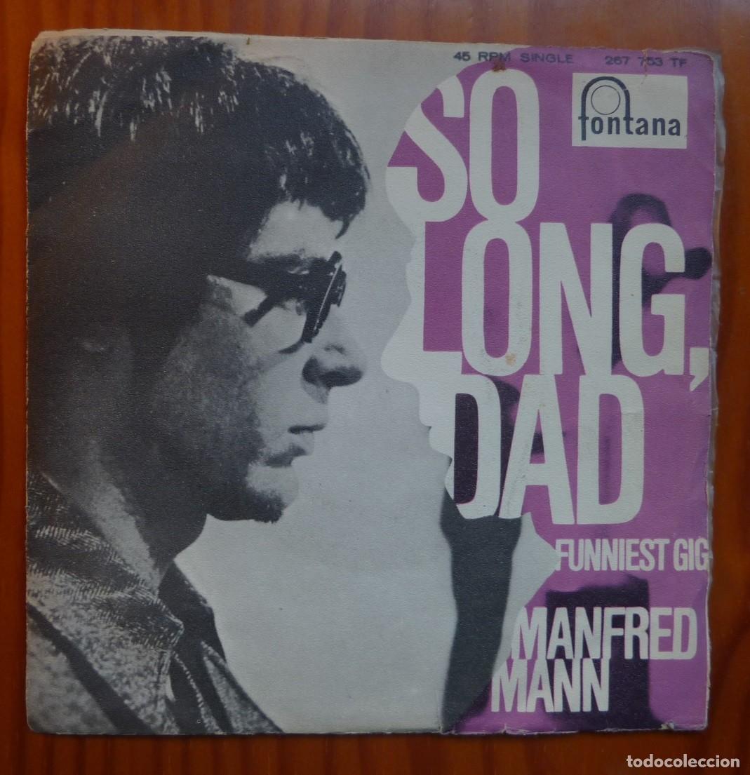 Discos de vinilo: MANFRED MANN / SO LONG DAD / 1967 / SINGLE - Foto 1
