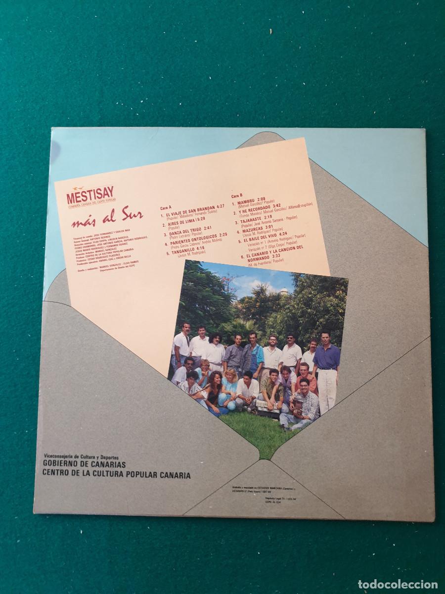 Discos de vinilo: Mestisay - m&aacute;s al sur - Foto 2