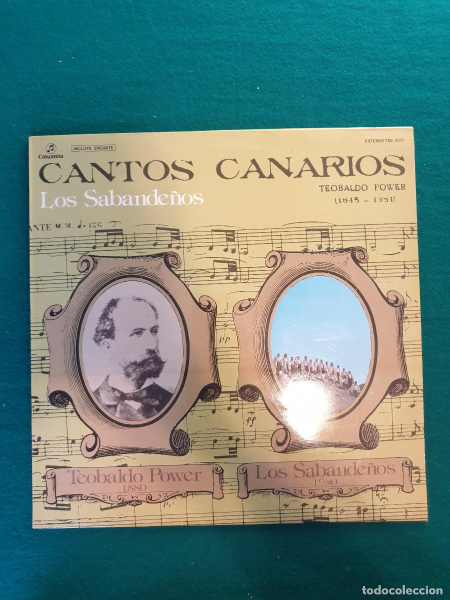 Discos de vinilo: Los Sabande&ntilde;os &ndash; Cantos Canarios - Foto 1