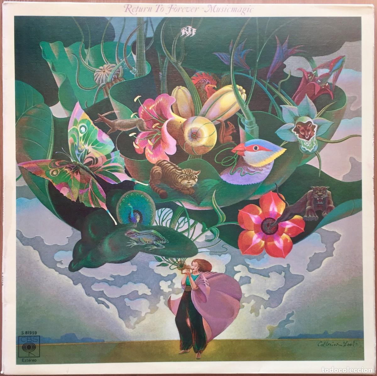 Discos de vinilo: RETURN TO FOREVER (CHICK COREA) : MUSICMAGIC [CBS - ESP 1977] LP - Foto 1