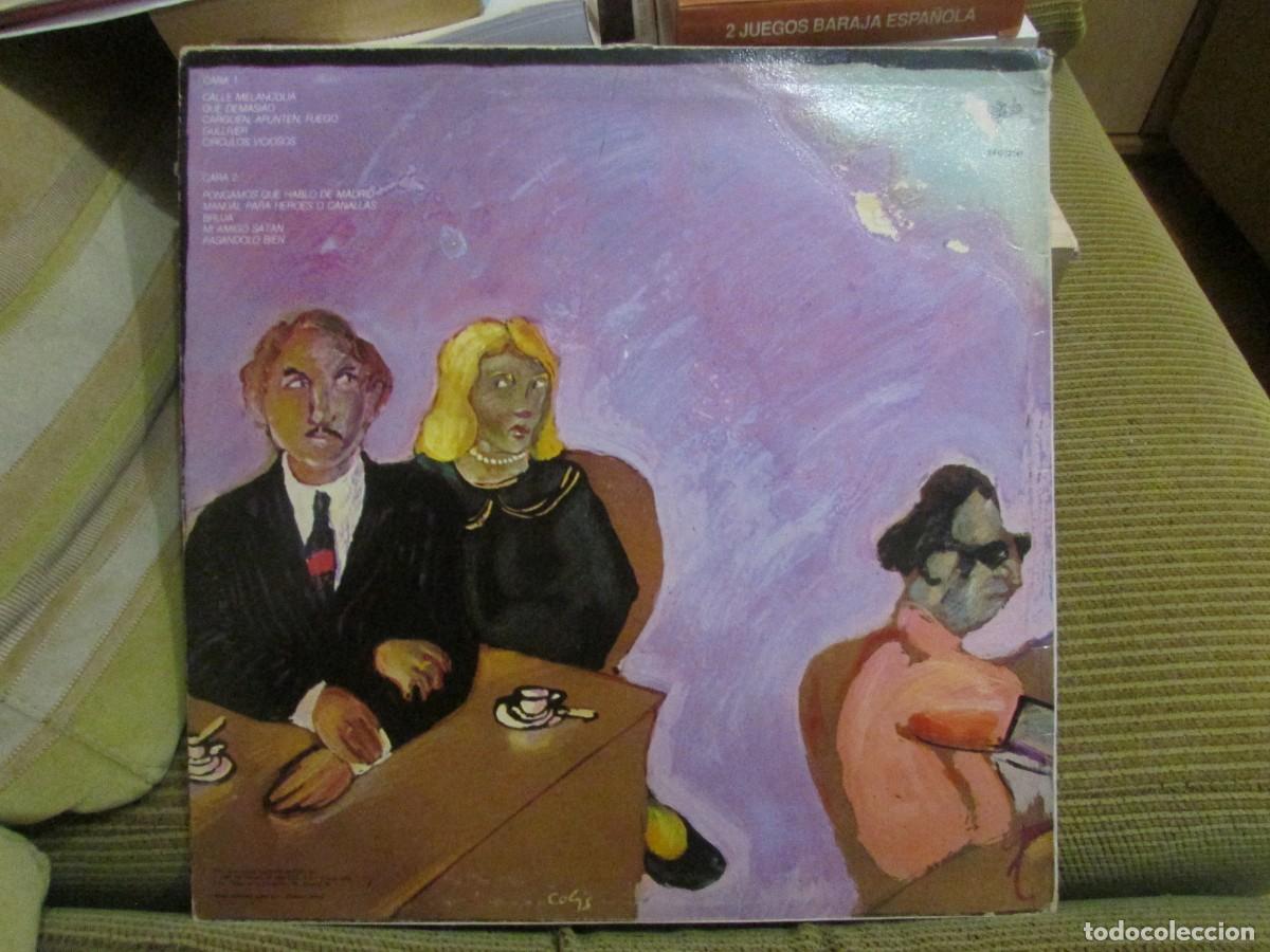 Discos de vinilo: LP JOAQUIN SABINA MALAS COMPA&Ntilde;IAS - Foto 4