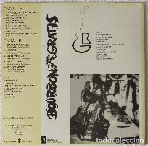 Discos de vinilo: Bourbon Gratis &ndash; Concurs Pop Rock 1991 - Foto 2