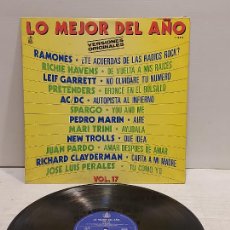 Discos de vinilo: LO MEJOR DEL AÑO / VOL. 17 (RAMONES) LP - HISPAVOX-1980 / MBC. ***/***. Lote 392581269