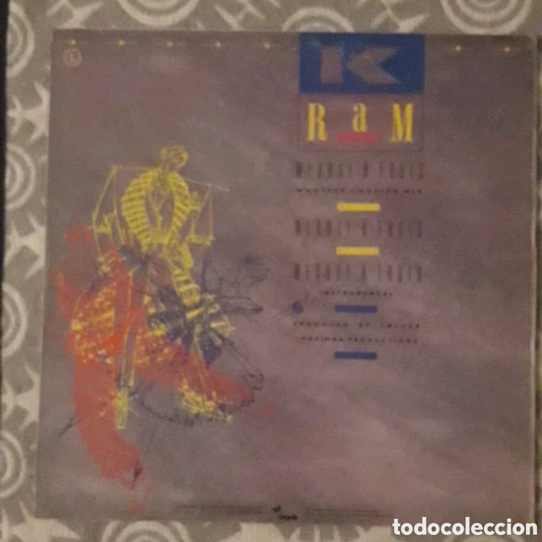 Discos de vinilo: Maxi single K-Ram. Menage a trois - Foto 2
