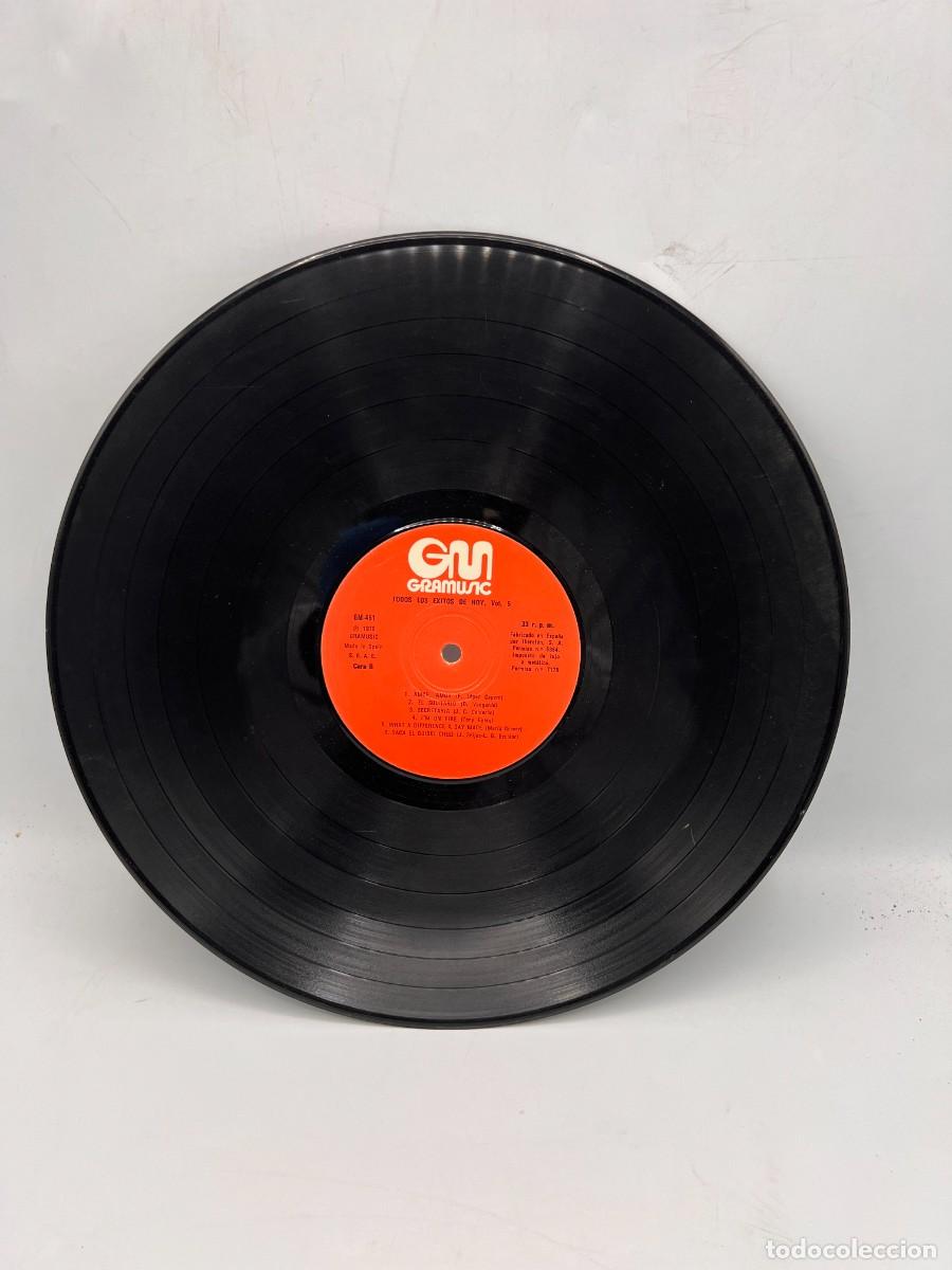 Discos de vinilo: LP. TODOS LOS EXITOS DE HOY. VOL. 5. GM GRAMUSIC. 1976 - Foto 3