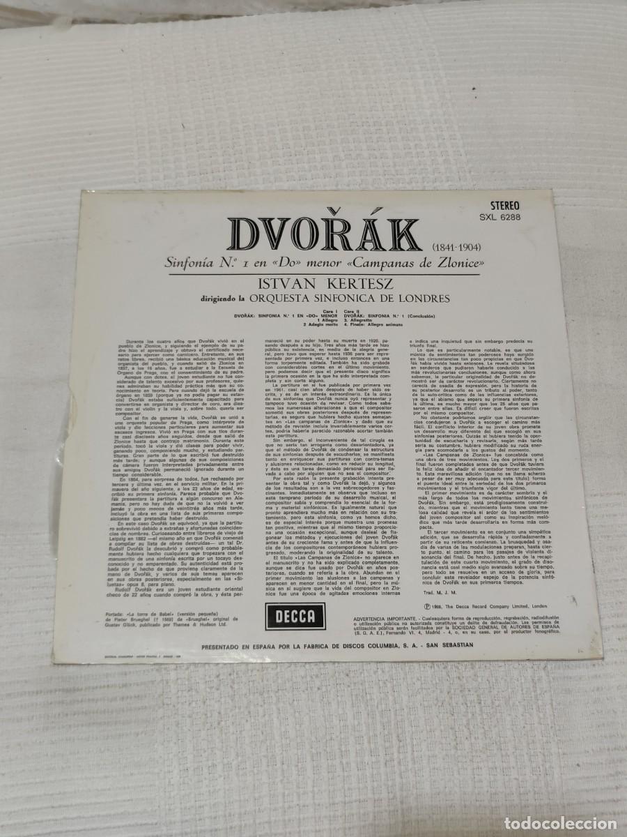 Discos de vinilo: Dvorak - Symphony No. 1 - Foto 2