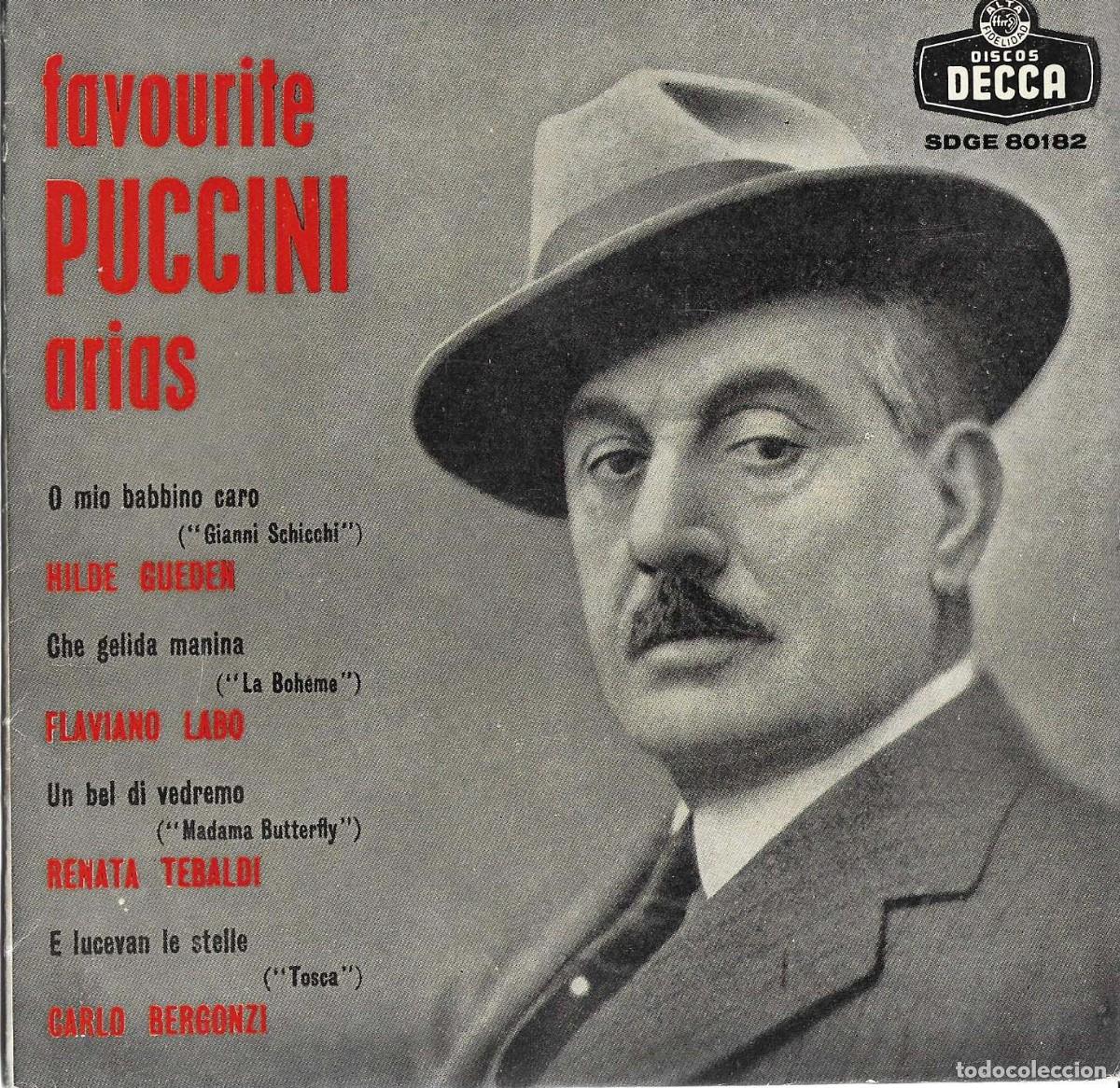 Discos de vinilo: FAVOURITE PUCCINI ARIAS - Foto 1