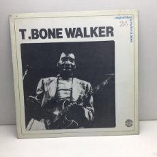 Discos de vinilo: LP VINILO - T.BONE WALKER - ORIGINAL BLUES & RHYTHM BLUES - DOBLON RECORD 1984. Lote 392667829