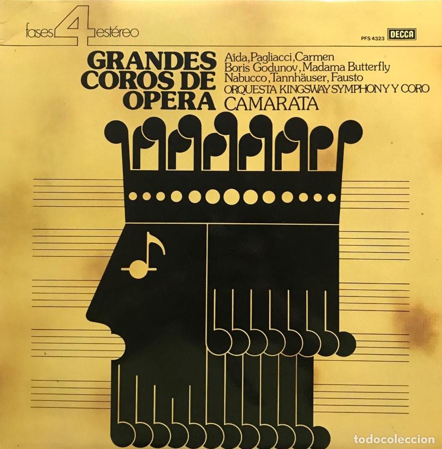 Discos de vinilo: GRANDES COROS DE OPERA. Disco de Vinilo - Foto 1