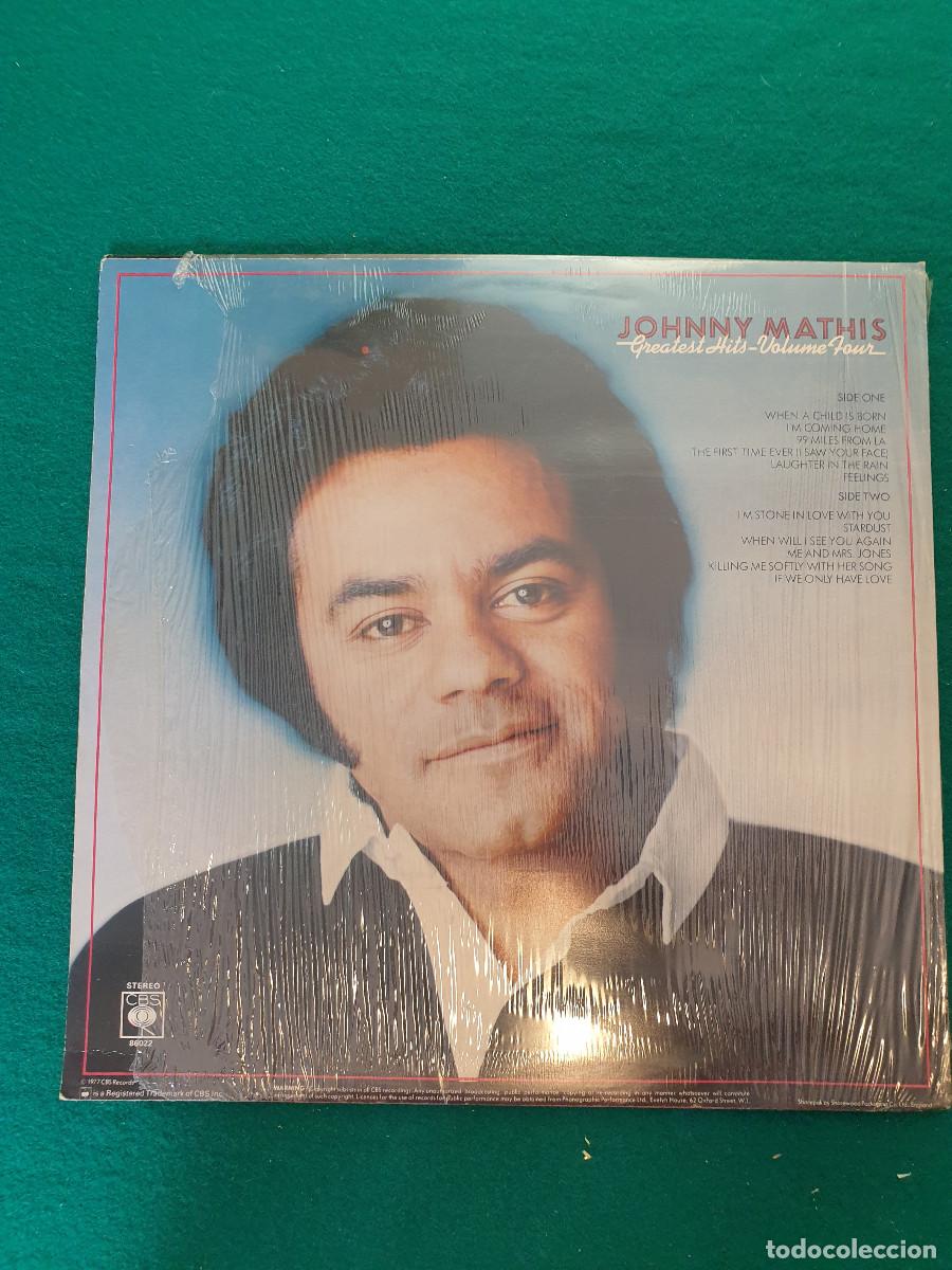 Discos de vinilo: Johnny Mathis &ndash; Greatest Hits - Volume Four - Foto 2