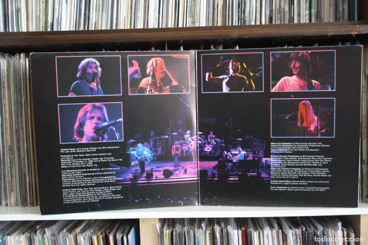 Discos de vinilo: GRATEFUL DEAD, DEAD SET, DOBLE LP GATEFOLD, ORIGINAL 1981, LP - Foto 3